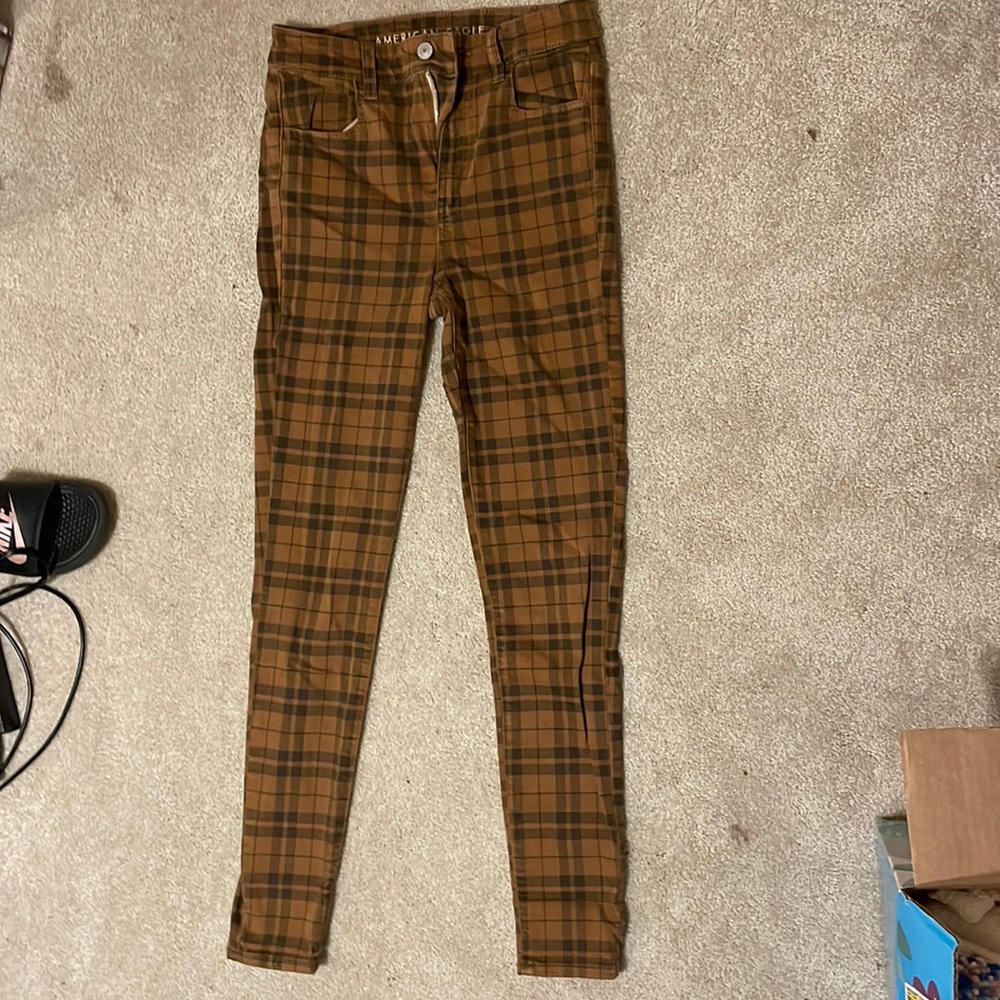 Plaid dress pants Never worn
